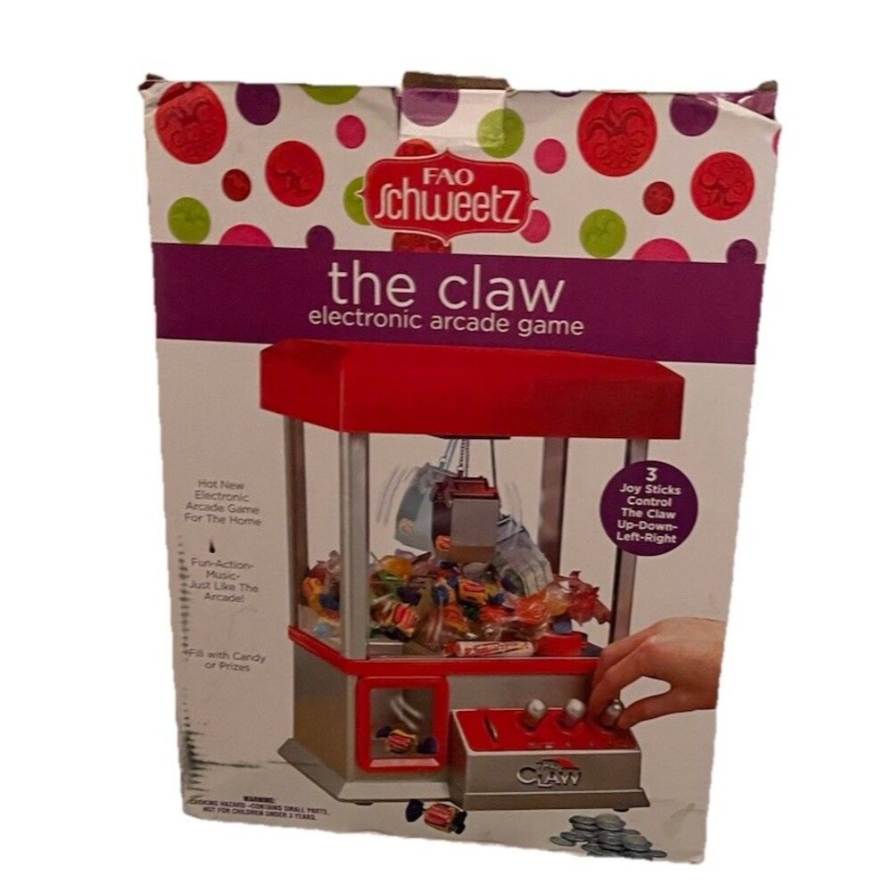 FAO Schwartz The Claw Electronic Arcade Game Untested *See Description*